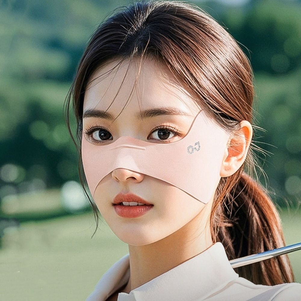 Summer Elastic Ice Silk Mask T - Golf Umbrella 评论和价格