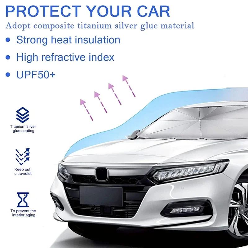Car Windshield Sun Shade Block - Golf Umbrella 评论和价格