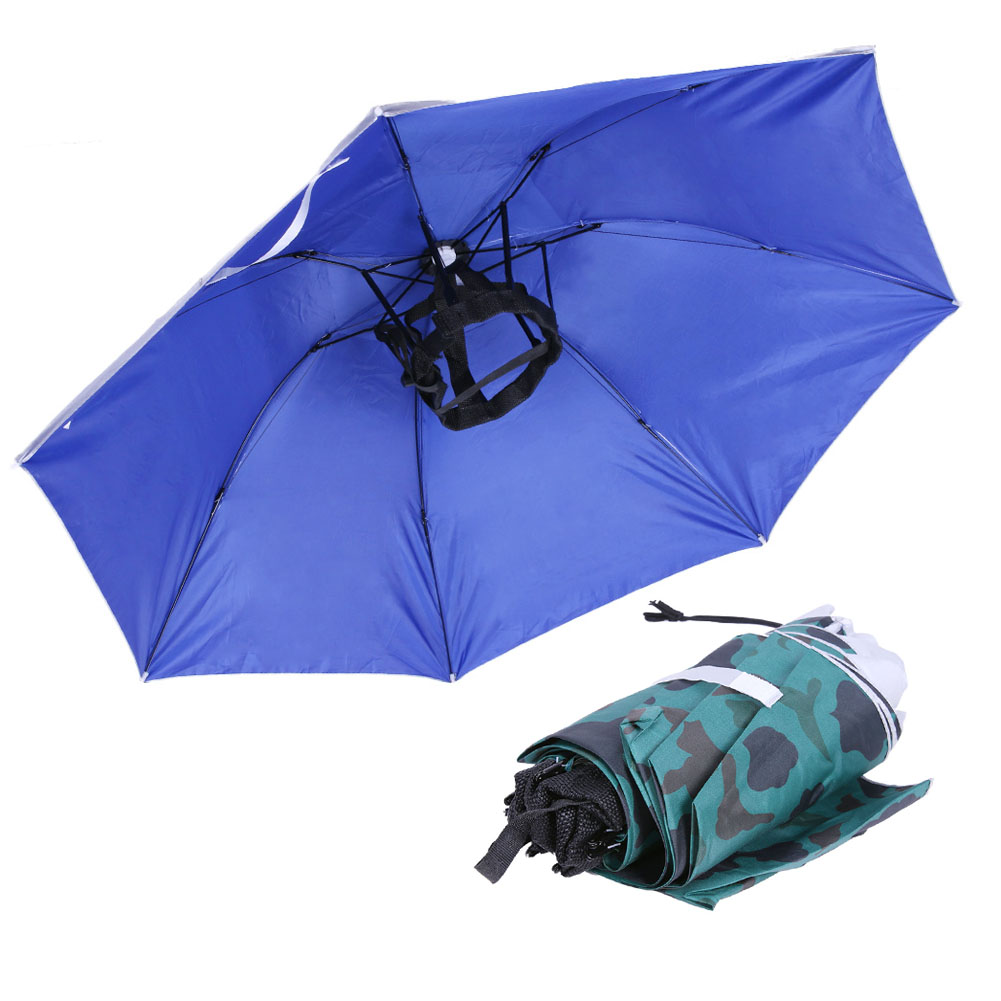 Foldable Head Umbrella Hat Rai - Golf Umbrella 评论和价格
