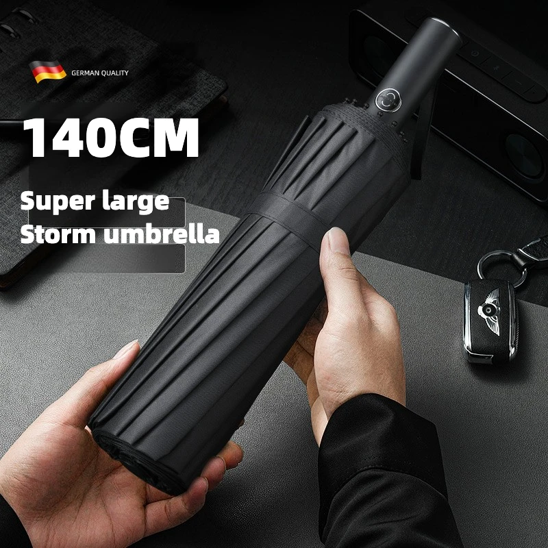 Super Large 140CM Automatic Fo - Golf Umbrella Large 评论和价格