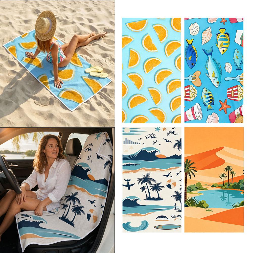 2‑in‑1 Beach Towel Car Seat Co - Golf Towel 评论和价格