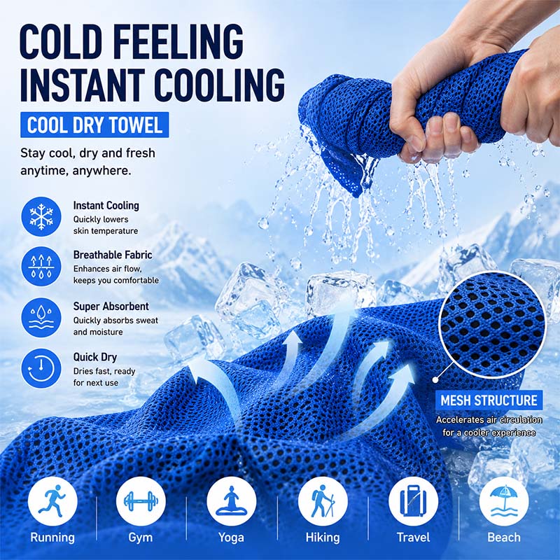 Instant Cooling Towel with EVA - Golf Towel 评论和价格