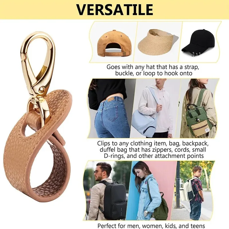 Travel Hat Clip Leather Simple - Golf Gloves 评论和价格