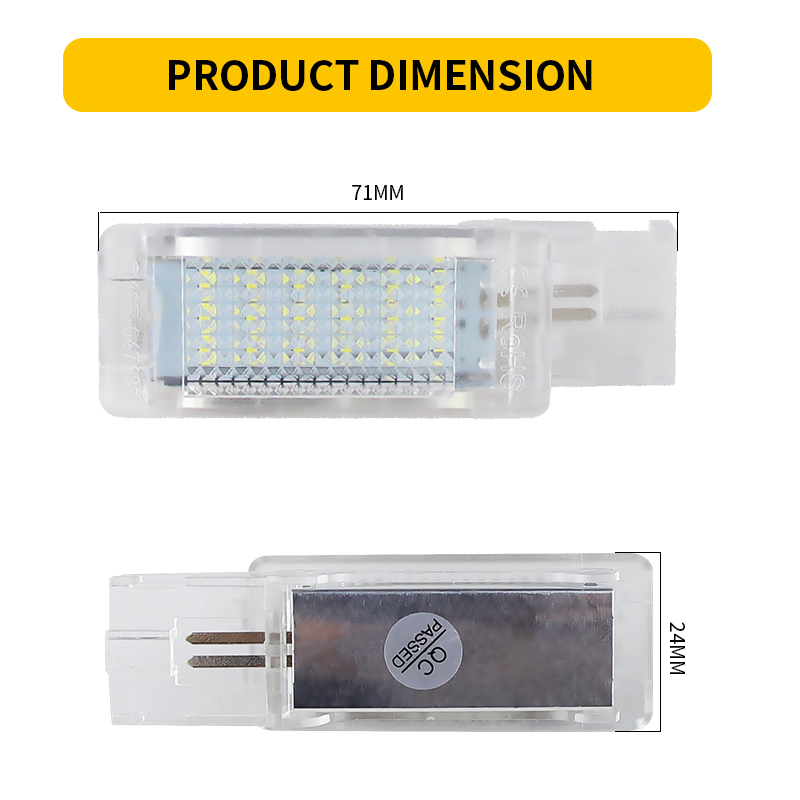 2PCS LED Glove Box Trunk Light - Golf Gloves 评论和价格